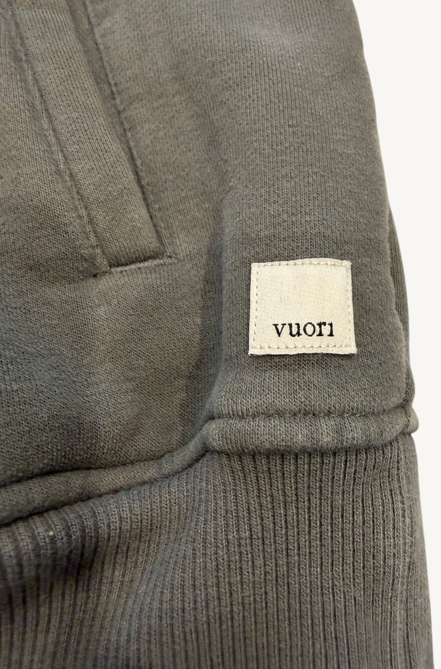 Vuori Seaside Full Zip Hoodie Men’s Lake Green Organic Cotton V242 - Picture 8 of 13